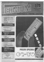 Colectia Revista Tehnium pe Anul 1975
