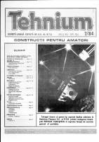Revista Tehnium pe Anul 1984