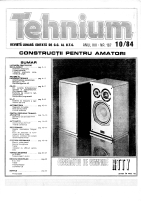 Revista Tehnium pe Anul 1984