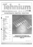 Revista Tehnium pe Anul 1989