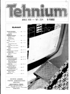 Colectia Revista Tehnium pe Anul 1992